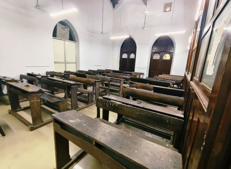 Exam Room at Secondary Training College, from the college-supplied photograph collection