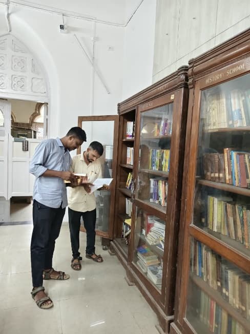 Library at Secondary Training College, from the college-supplied photograph collection