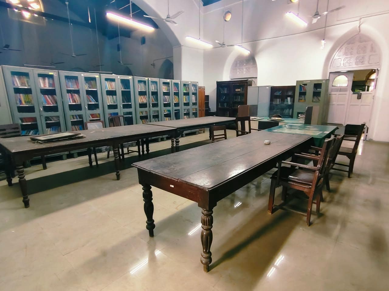 Library at Secondary Training College, from the college-supplied photograph collection